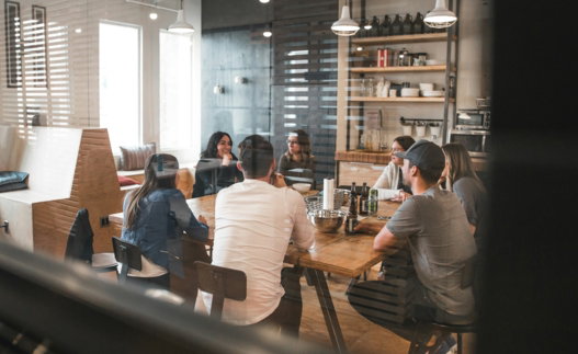people sitting on chair
